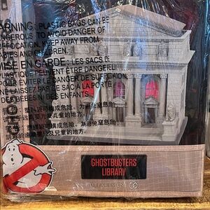 Department 56 Ghostbusters Library Decor - White and Red